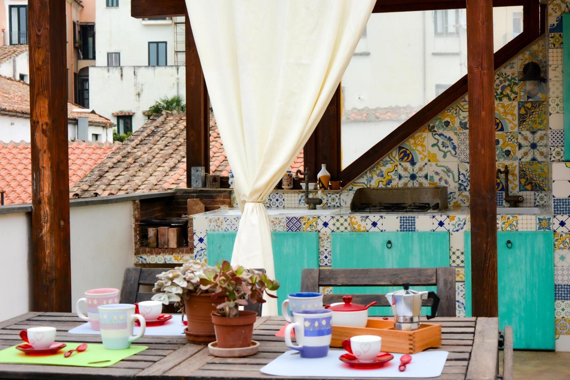 Terrazza Fruscione - Appartamento Con Terrazza Esclusiva Salerno Dış mekan fotoğraf